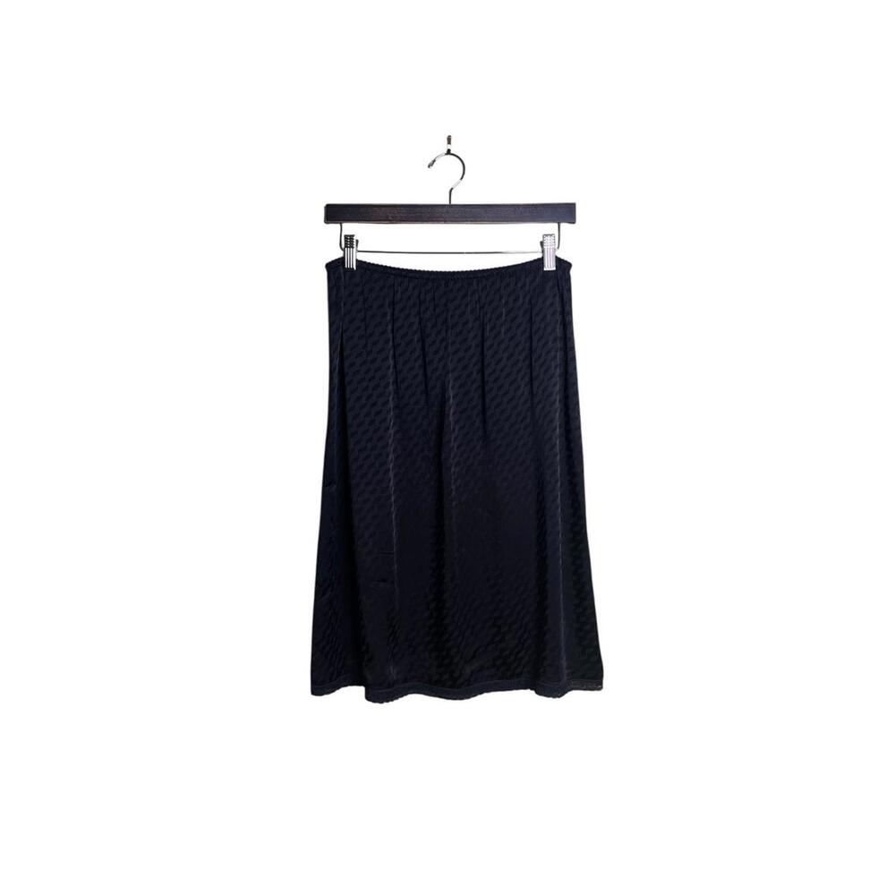 Maison Margiela SS17 Lace Trim Slip Skirt Black Size 42